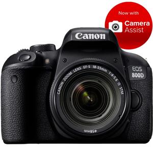 Canon EOS 800D DSLR Camera with Guided Display Feature and 18-55mm Lens