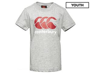 Canterbury Kids' Classics Logo Tee / T-Shirt / Tshirt - Classic Marl