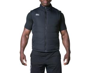 Canterbury Mens Pro Athletic Reflective Bodywarmer Gilet - Black / White