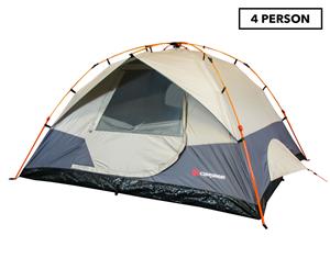 Caribee Spider 4-Person Easy Up Dome Tent - Sand/Navy