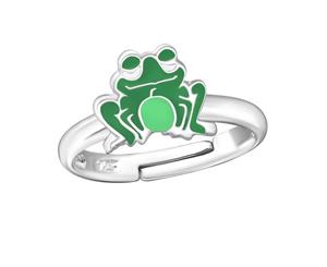 Children's Sterling Silver Frog Ring