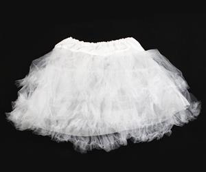 Christmas Xmas Party Tutu Tulle Skirt Girls WoMen's Costume Fancy Dress Up [Design White Tulle Skirt]