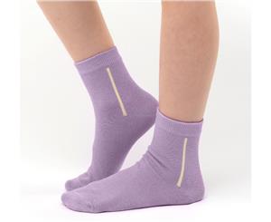Chusette Kid's Warm Cotton Socks to stay Warm and Dry - Light Violet