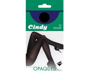 Cindy Womens/Ladies 70 Denier Opaque Tights (1 Pair) (Black) - LW109