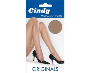 Cindy Womens/Ladies Micromesh Tights (1 Pair) (Sahara) - LW107
