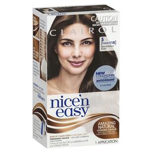 Clairol Nice & Easy 118 Natural Medium Brown