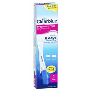 Clearblue Early Detection Pregnancy Test 1 Pack
