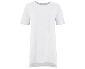 Comfy Co Womens/Ladies Oversized Sleepy T Short Sleeve Pyjama T-Shirt (White) - RW5319