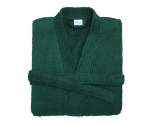 Comfy Unisex Co Bath Robe / Loungewear (Bottle Green) - RW2637