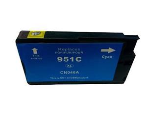 Compatible HP 951XL Cyan Cartridge With Chip For HP Printers PH-951CXL