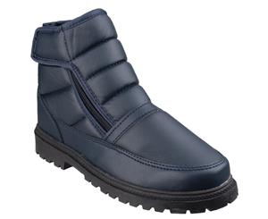 Cotswold Adults Unisex Grit Zip Up Winter Boots (Navy) - FS3191
