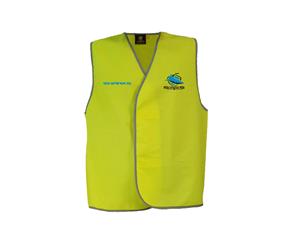 Cronulla Sharks NRL HI VIS Safety Work Vest Shirt YELLOW