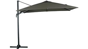 Cyrus 300cm Square Cantilever Outdoor Umbrella - Taupe