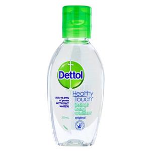 Dettol Instant Liquid Hand Sanitizer Original Anti-Bacterial 50ml