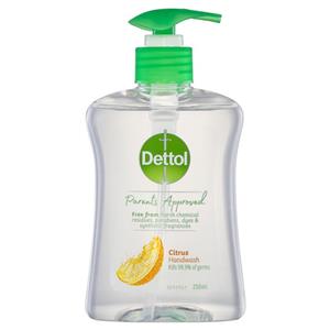 Dettol Parents Approved Handwash Citrus 250mL