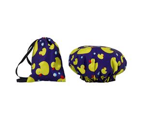 Dilly's Collections Waterproof Shower Cap Set - Duck Design