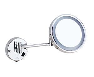 Dolphy One Side 5X Magnifying LED Lighted Shaving & Makeup Mirror - 8 Inch