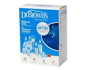 Dr Brown's Blue Narrow Neck Bottle Gift Set