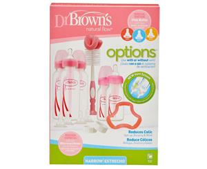 Dr Brown's ORIGINAL OPTIONS Special Edition Pink Baby Bottle Gift Set