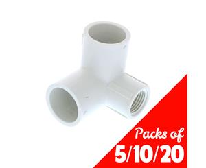 Dura Side Outlet PVC 3/4 x 3/4 x 1/2 Inch 414-101 Pressure Pipe Fitting EACH