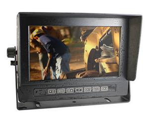 Elinz Waterproof 7" LCD Monitor HD 12V 24V for Reversing Camera Mining Vehicle Truck