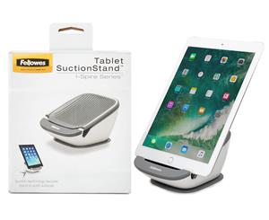 Fellowes I-Spire Series Tablet Suction Stand - White/Grey