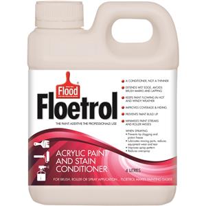 Flood 4L Floetrol Acrylic Paint and Stain Conditioner