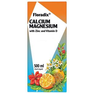 Floradix Calcium Magnesium With Zinc And Vitamin D 500ml