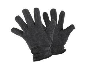 Floso Ladies/Womens Thinsulate Fleece Thermal Gloves (3M 40G) (Charcoal) - GL136