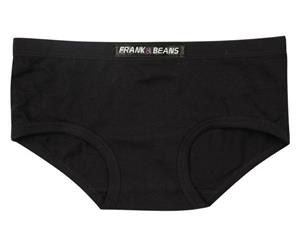 Frank and Beans Underwear Womens Boyleg S M L XL XXL - Black
