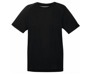 Fruit Of The Loom Childrens Unisex Performance Sportswear T-Shirt (Black) - BC1350