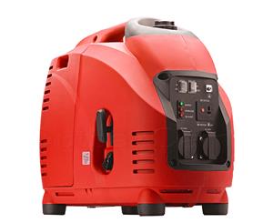 GenTrax Red 3.5KW Max 3.0KW Rated Inverter Generator 2 x 240V Outlets Pure Sine Portable Camping Petrol