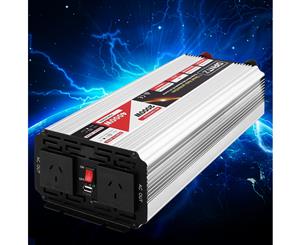 Giantz Power Inverter Large Shell Pure Sine Wave 2000W/4000W 12V to 240V+Remote Control