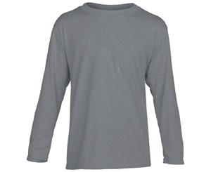 Gildan Childrens/Kids Unisex Performance Youth Long Sleeve T-Shirt (Sport Grey) - RW3175