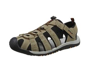 Gola Mens Shingle 3 Sports Sandals (Taupe/Black/Burnt Orange) - JG508