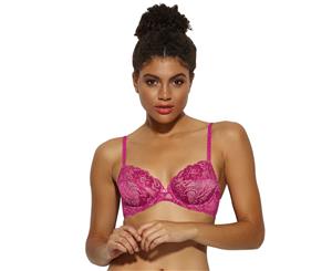 Gossard 11111 Gypsy Fuchsia Pink Lace Non-Padded Underwired Full Cup Bra