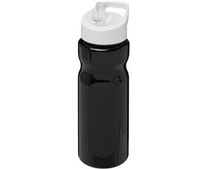 H2o Base 650Ml Spout Lid Sport Bottle (Solid Black/White) - PF2846