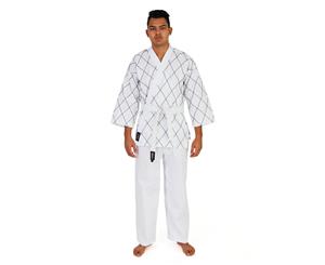 Hapkido Uniform - 8oz Dobok (Black/White) - White