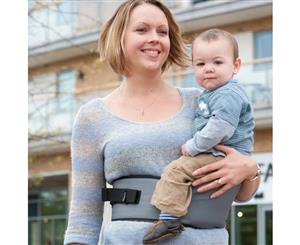 Hippychick Hipseat Baby Carrier Grey