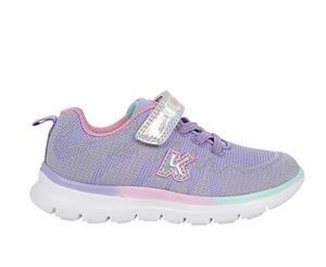 Hopscotch Little K Girls Trainer Sneaker Sport Spendless Shoes - Purple