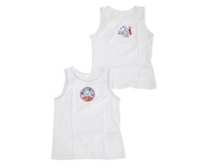 In The Night Garden Childrens Boys Official Cotton Vests (Pack Of 2) (White) - KU201