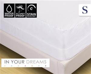 In Your Dreams SB Encased Mattress Protector - White