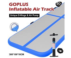 Inflatable Floating Mat Air Track GYM Mat Gymnastics Home Water Game w/Pump Gift