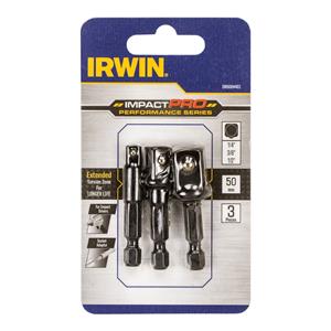 Irwin Impact Pro Performance 3 Piece Socket Adaptor Set