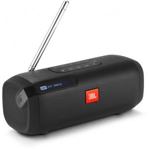 JBL - JBLTUNERBLKAU - Portable Bluetooth Speaker with DAB/FM