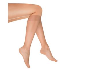 Joanna Gray Womens/Ladies Knee Highs (3 Pairs) (Natural) - LW416