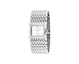 Jovial Women's Diamond Steel Bracelet & Case Quartz Analog Watch 08037-Msm-01