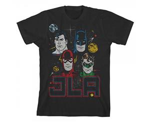 Justice League Youth JLA Black Tee Shirt