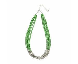 KAJA Clothing ANTHEA - Necklace Green Glass and Metal