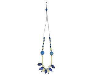 KAJA Clothing CORNELIA - Necklace Blue Multi Wood beads